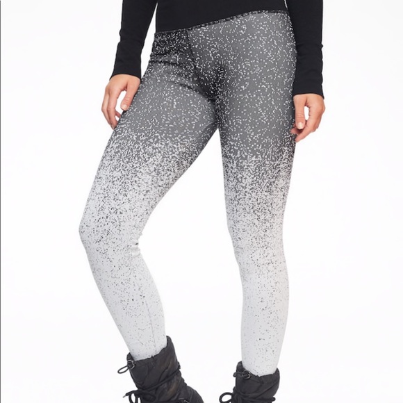 athleta winter running tights